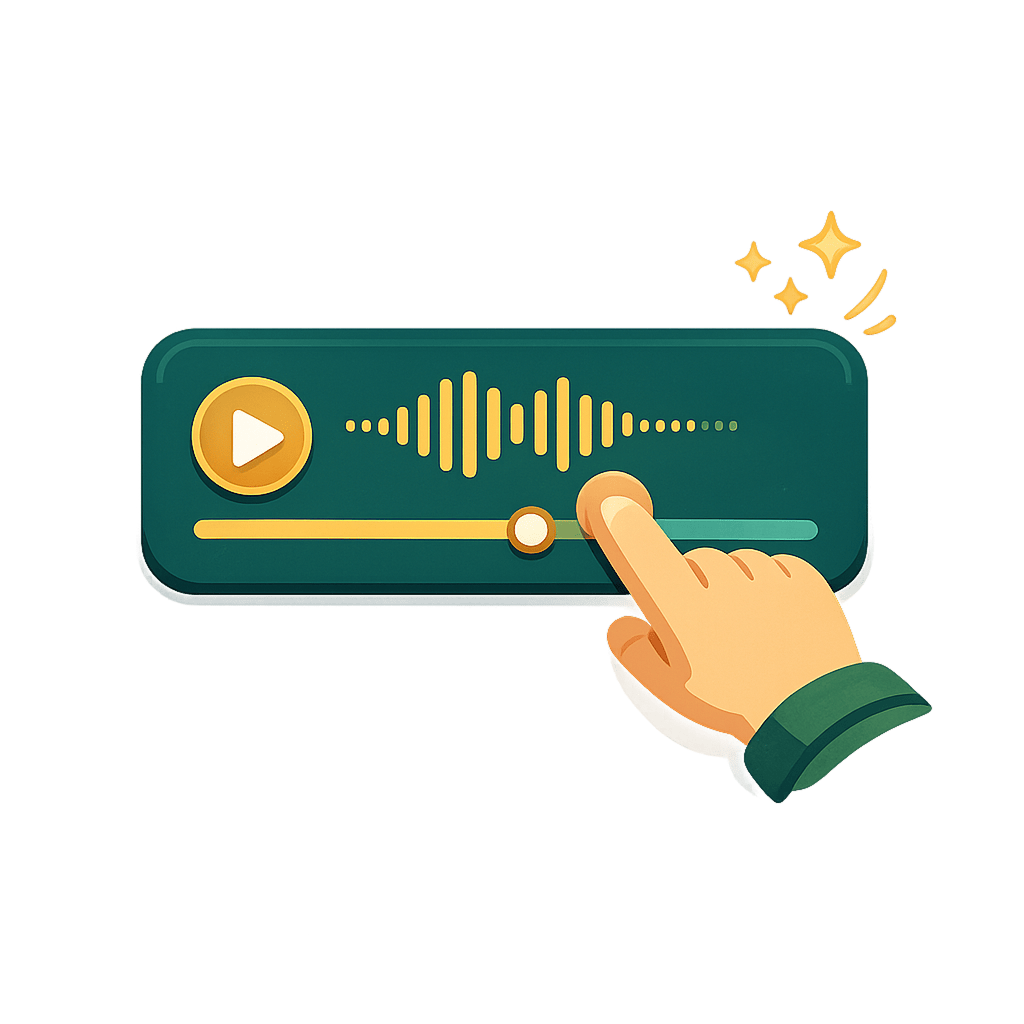 Click the mic to record